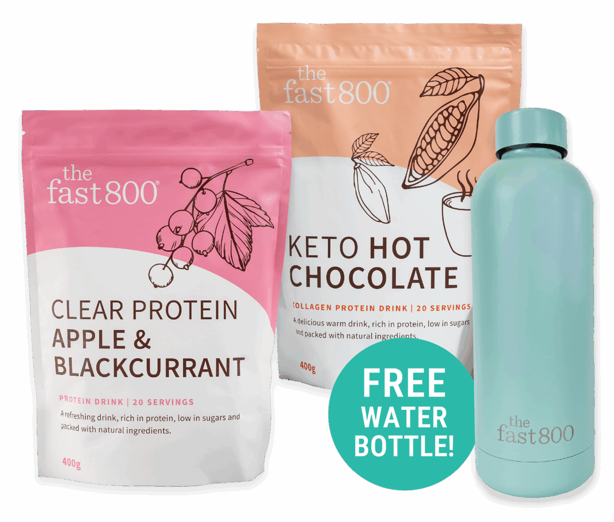 The Fast 800 protein boosters bundle